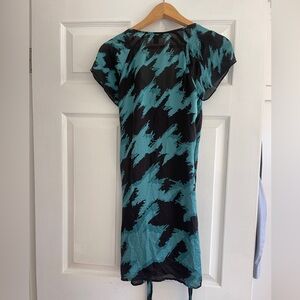 Banana Republic wrap dress with slip